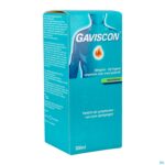 Packshot Gaviscon Menthe Munt Susp Buv 300ml