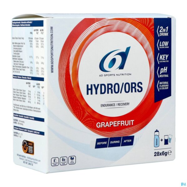 Packshot 6d Hydro Ors Grapefruit Zakje 28x6g