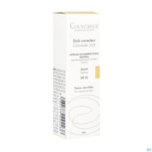 Packshot Avene Couvrance Correctiestick Geel