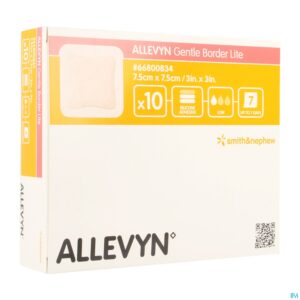 Packshot Allevyn Gentle Border Lite 7,5x 7,5cm 10 66800834
