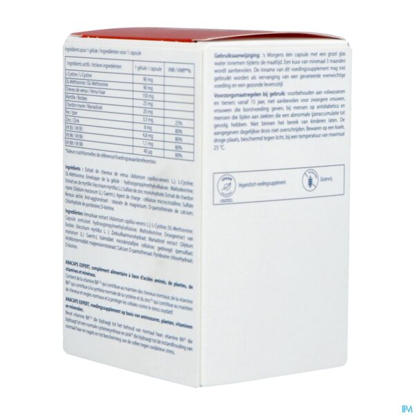 Packshot Ducray Anacaps Expert Progres. Haarutival Caps 90