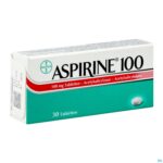 Packshot Aspirine 100mg Comp 30