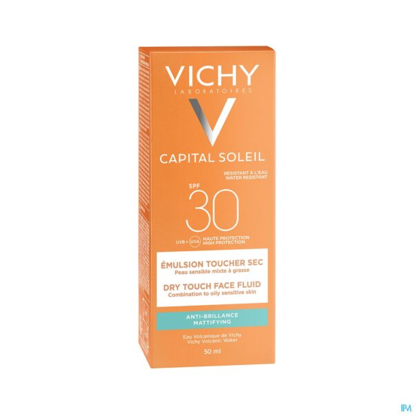 Packshot Vichy Cap Sol Ip30 Gezichtscr Dry Touch 50ml