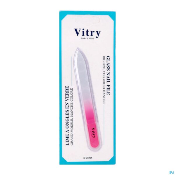 Packshot Vitry Glasvijl Heft In Fluo Roos