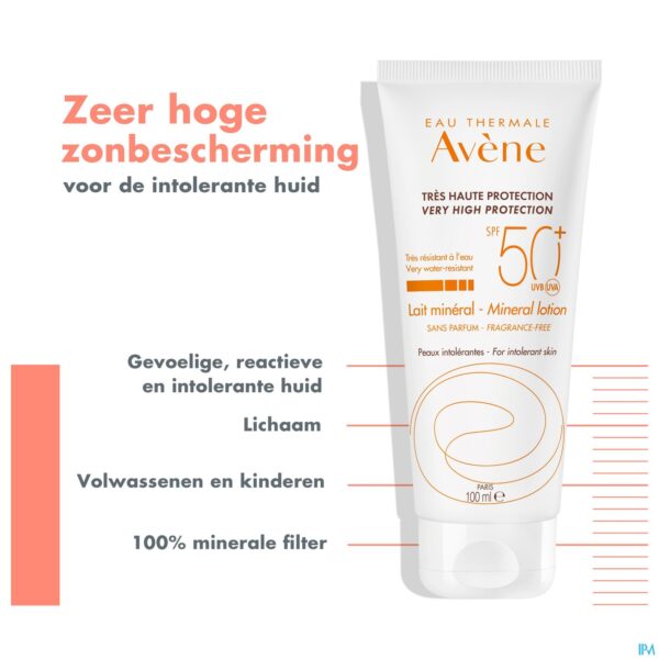 Lifestyle_image Avene Zon Spf50+minerale Melk Z.hoge Besch. 100ml