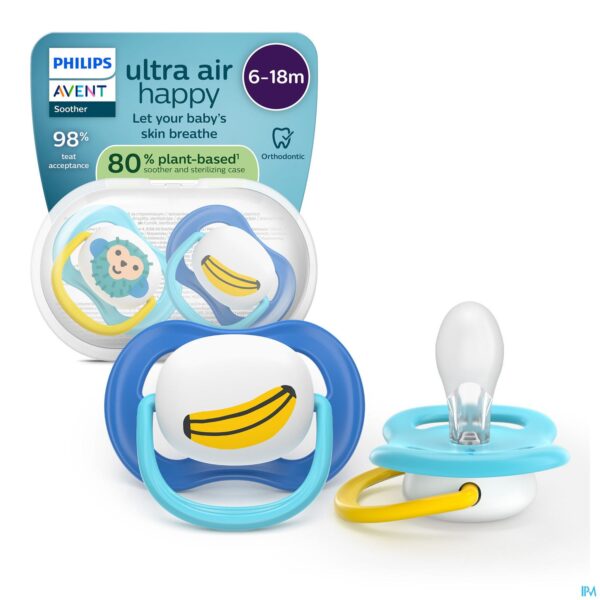 Productshot Philips Avent Fopspeen +6m Air Collection Boy 2