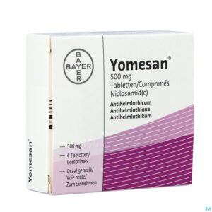 Packshot Yomesan Comp. 4x500mg