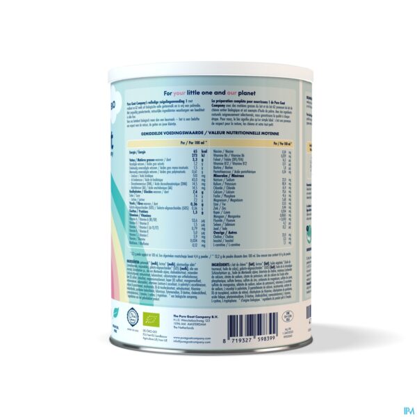 Productshot Pure Goat Volledige Zuigelingenvoeding Pdr 400g