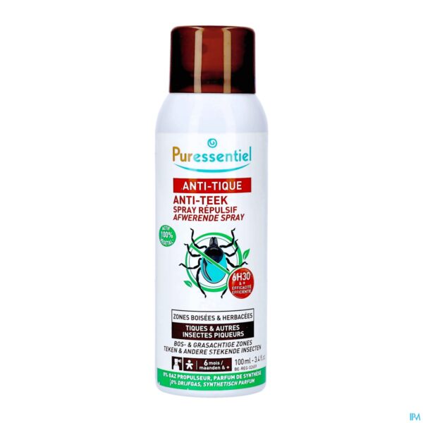 Packshot Puressentiel A/beet Afwerende Spray A/teek 100ml Packshot Puressentiel A/beet Afwerende Spray A/teek 100ml