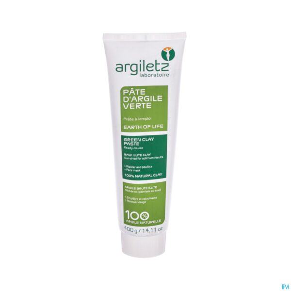 Packshot Argiletz Masker Groene Klei Gebruiksklaar Tbe 400g