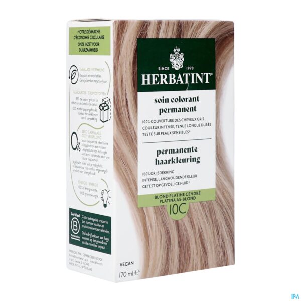 Packshot Herbatint 10c Zweeds Blond 170ml