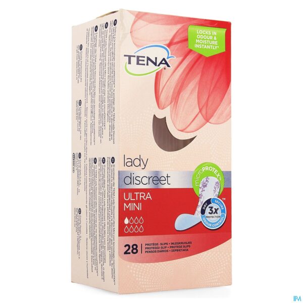 Packshot Tena Discreet Ultra Mini 28
