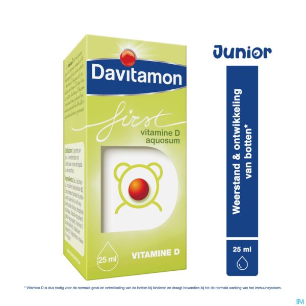 Packshot Davitamon First Vit D Aquosum V1 25ml
