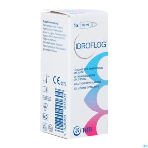 Packshot Idroflog Oogheelkundige Oplossing 10ml