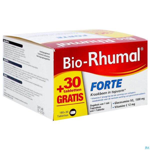 Packshot Bio-rhumal Forte Promopack Comp 180+30
