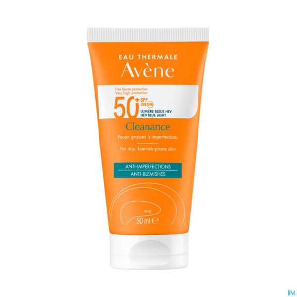 Productshot Avene Zon Spf50+ Cleanance 50ml Productshot Avene Zon Spf50+ Cleanance 50ml