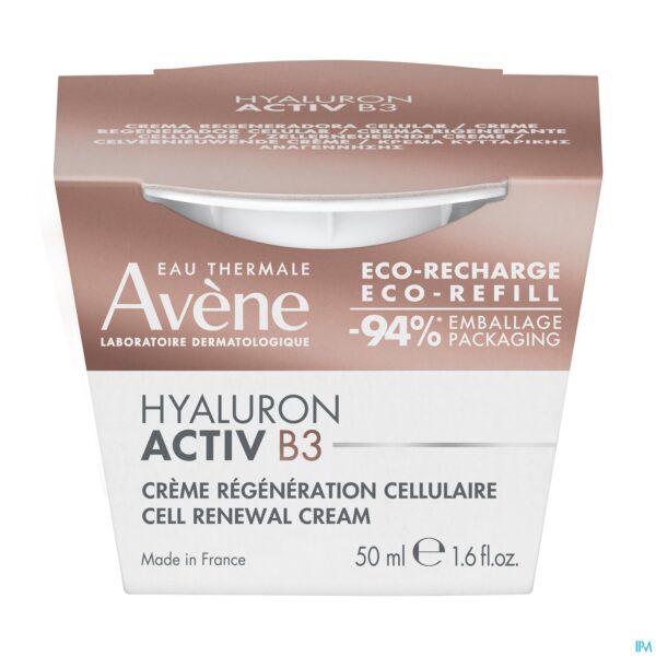 Packshot Avene Hyaluron Activ B3 Celvernieuw.cr Refill 50ml