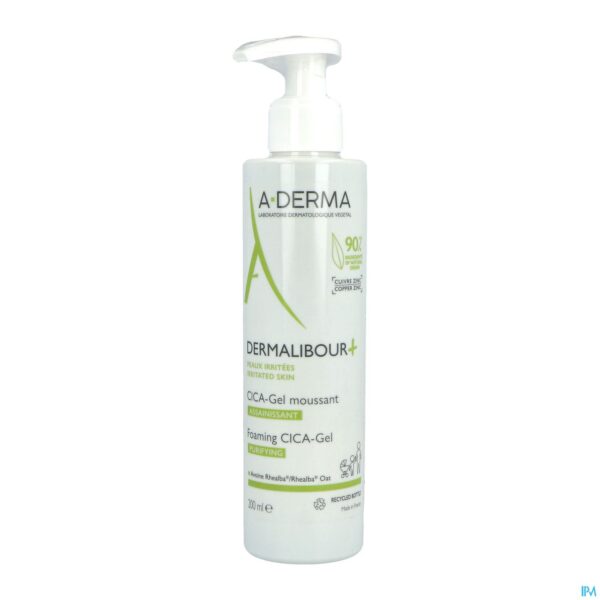 Packshot Aderma Dermalibour+ Cica Gel Schuimend 200ml Packshot Aderma Dermalibour+ Cica Gel Schuimend 200ml