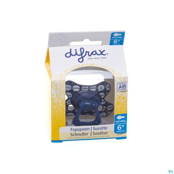 Packshot Difrax Fopspeen Natural 6m+