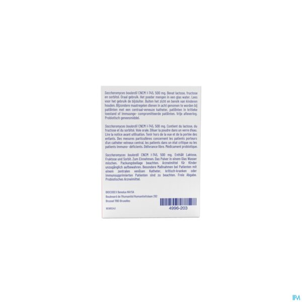 Packshot Enterol Forte 500mg Pdr Susp Drank Zakje 14