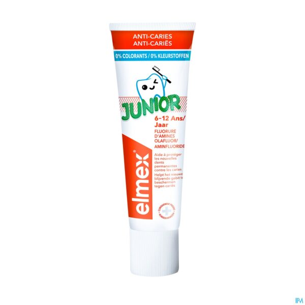 Productshot ELMEX® JUNIOR TANDPASTA TUBE 2x75ML