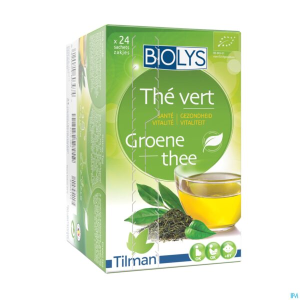 Packshot Biolys Groene Thee Sach 24