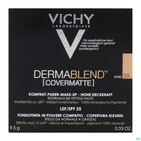 Packshot Vichy Fdt Dermablend Covermatte 35 9,5g