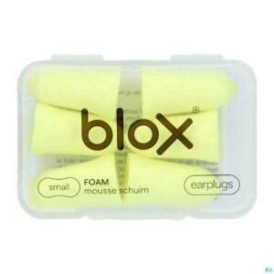 Packshot Blox Schuim Small Geel Oordoppen 3 Paar