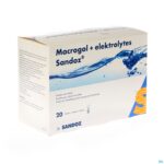 Packshot Macrogol + Elektr Sandoz Pdr Ciroensmaak 20x13,7g
