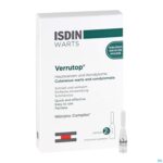 Productshot Isdin Verrutop Warts Oplossing Amp 4x0,1ml