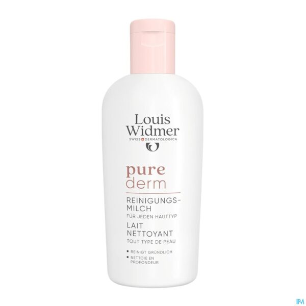 Productshot Widmer Purederm Reinigingsmelk Zonder Parfum 200ml