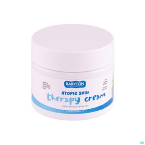Packshot Babyton Natuurlijke Verzorgingscr Atop. Huid 100ml
