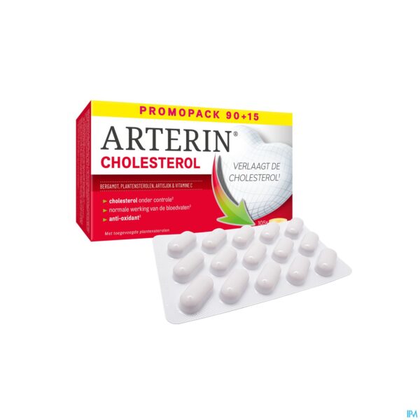 Productshot Arterin Cholesterol Tabl 90+15 Promo