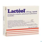 Packshot Lacteol 170mg Caps 20