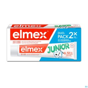 Packshot ELMEX® JUNIOR TANDPASTA TUBE 2x75ML