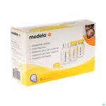 Packshot Medela Set 3 Melkflesjes Bedrukt 150ml