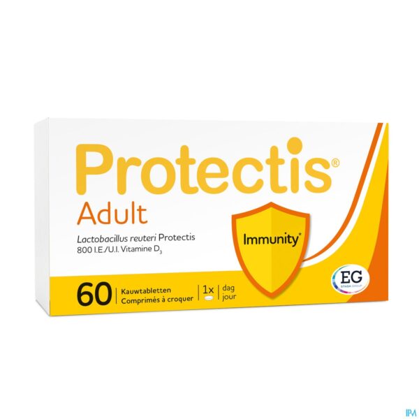 Packshot Protectis Adult Kauwtabletten 60 Packshot Protectis Adult Kauwtabletten 60