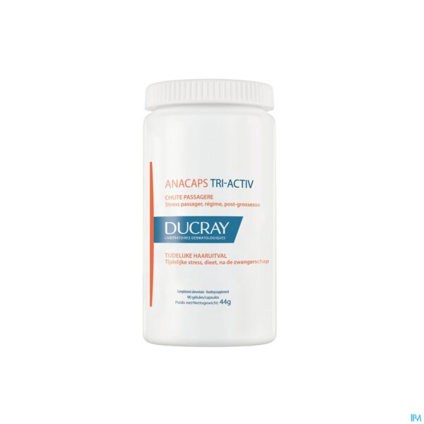 Packshot Ducray Anacaps Tri-activ Caps 90