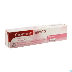 Packshot Canestene Intim 1% Creme Tube 20g Verv.3143427