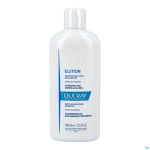 Packshot Ducray Elution Sh Zacht Evenwichtherstel. 400ml Nf