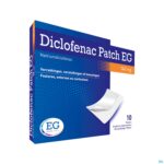 Packshot Diclofenac Patch EG 140Mg Pleister 10