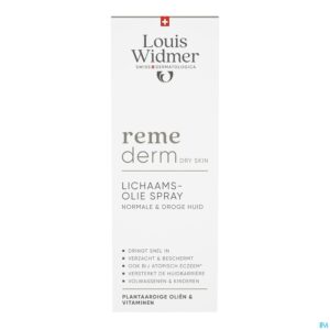 Packshot Widmer Remederm Lichaamsolie Spray 150ml