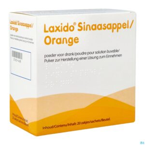 Packshot Laxido Sinaas Zakjes 20 X 13,7g