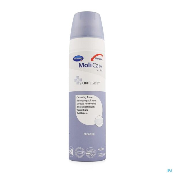 Packshot Molicare Skin Clean Schuim 400ml