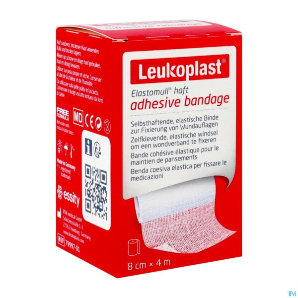 Packshot Elastomull Haft 8cmx4m 1 Leukoplast