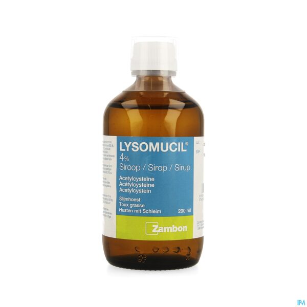 Productshot Lysomucil 4% Siroop 200ml
