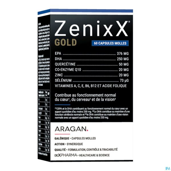 Packshot Zenixx Gold Caps 60x890mg Nf
