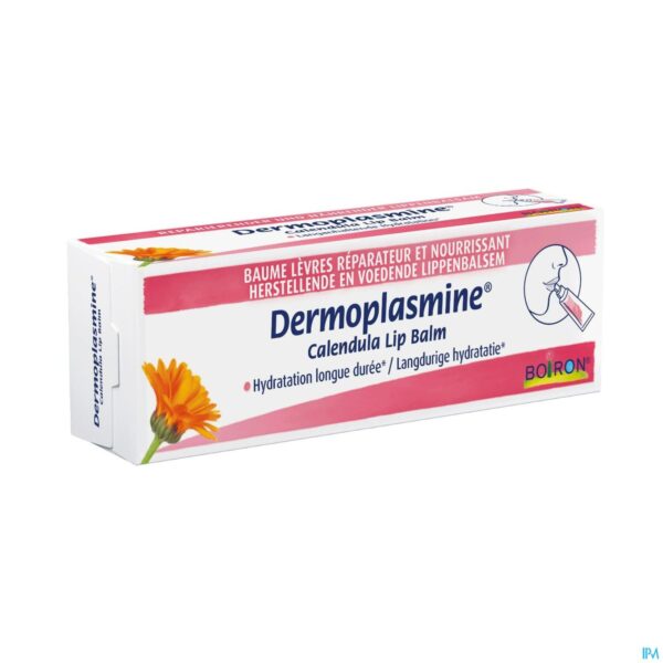 Packshot Dermoplasmine Calendula Lip Balm Tube 10g