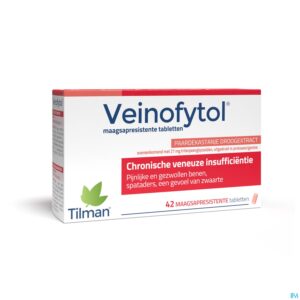 Packshot Veinofytol Maagsapresist Tabl 42x50mg