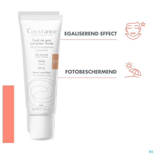 Lifestyle_image Avene Couvrance Fdt Correct. Fluide 3 Sable 30ml